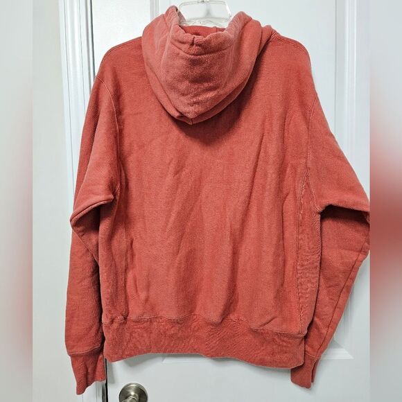 Champion Sweatshirt Unisex Med Hoodie Reverse Weave Heavy Tuft Logo Pullover GUC - Picture 10 of 10